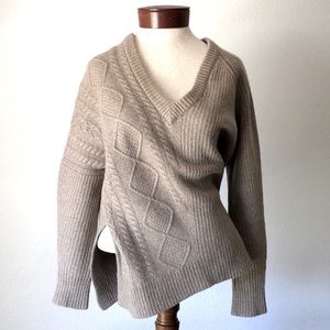 Autumn Cashmere asymmetrical sweater - size S